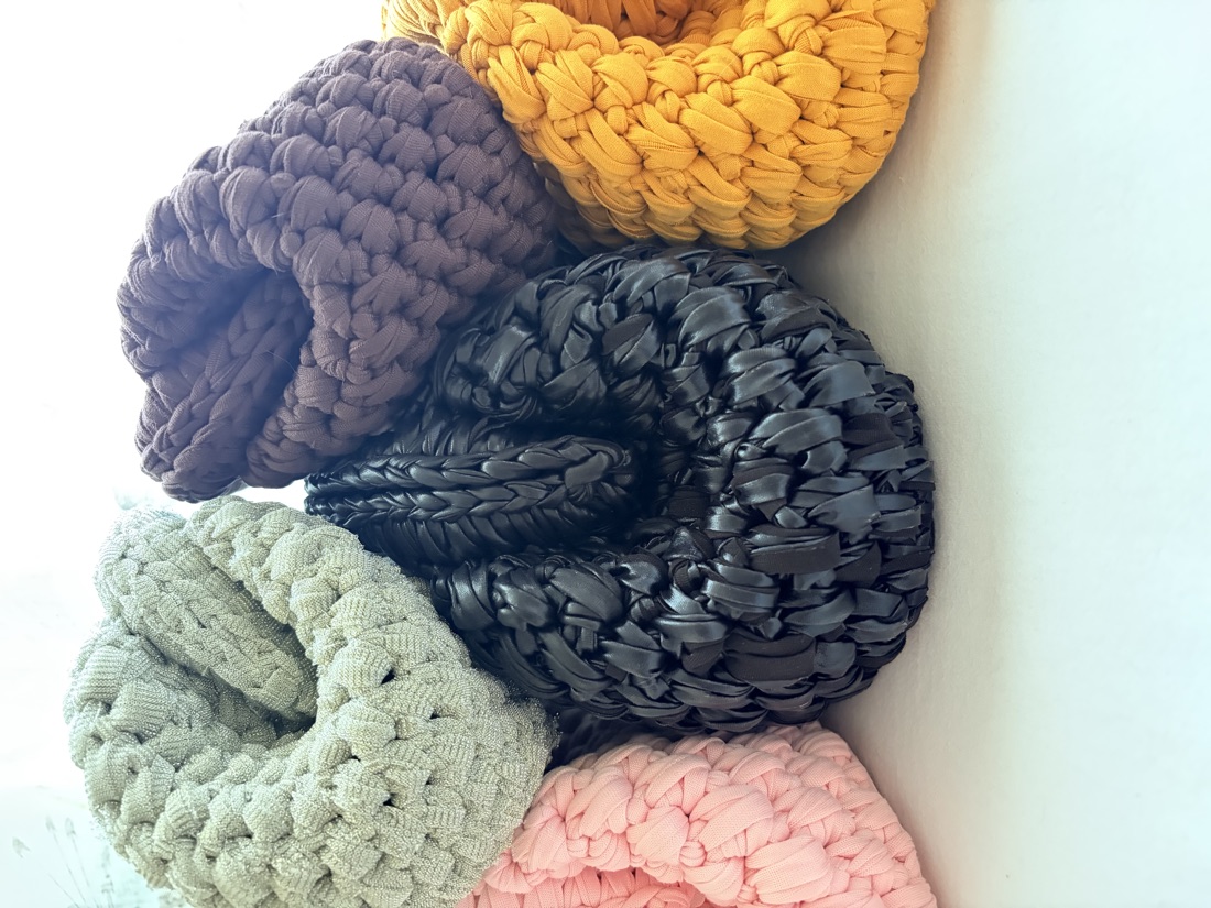 Lunéa Opalite collection — handmade crochet bags